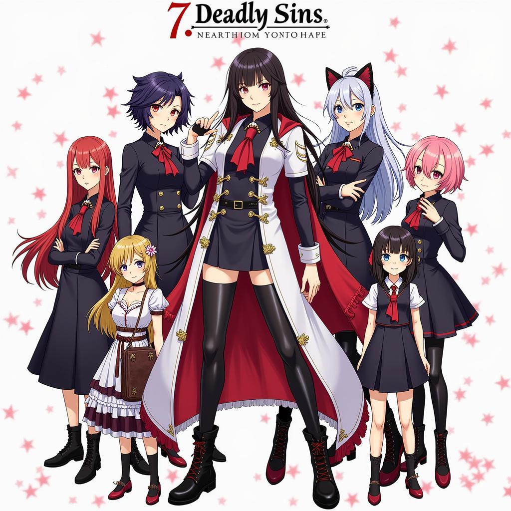 Hình ảnh nhân vật game 7 Deadly Sins