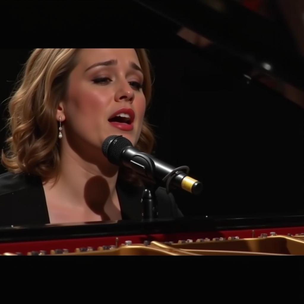 Adele biểu diễn "Someone Like You" với piano