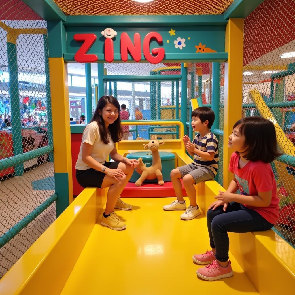 Khu vui chơi cho trẻ em tại Aeon Mall Bình Dương Zing