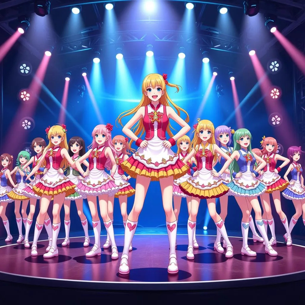 Màn trình diễn của các idol trong Aikatsu Stars