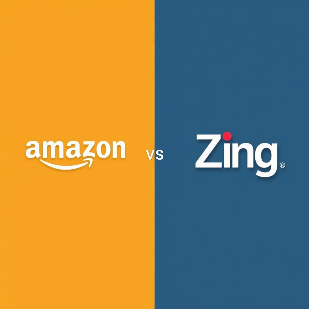 Logo của Amazon và Zing