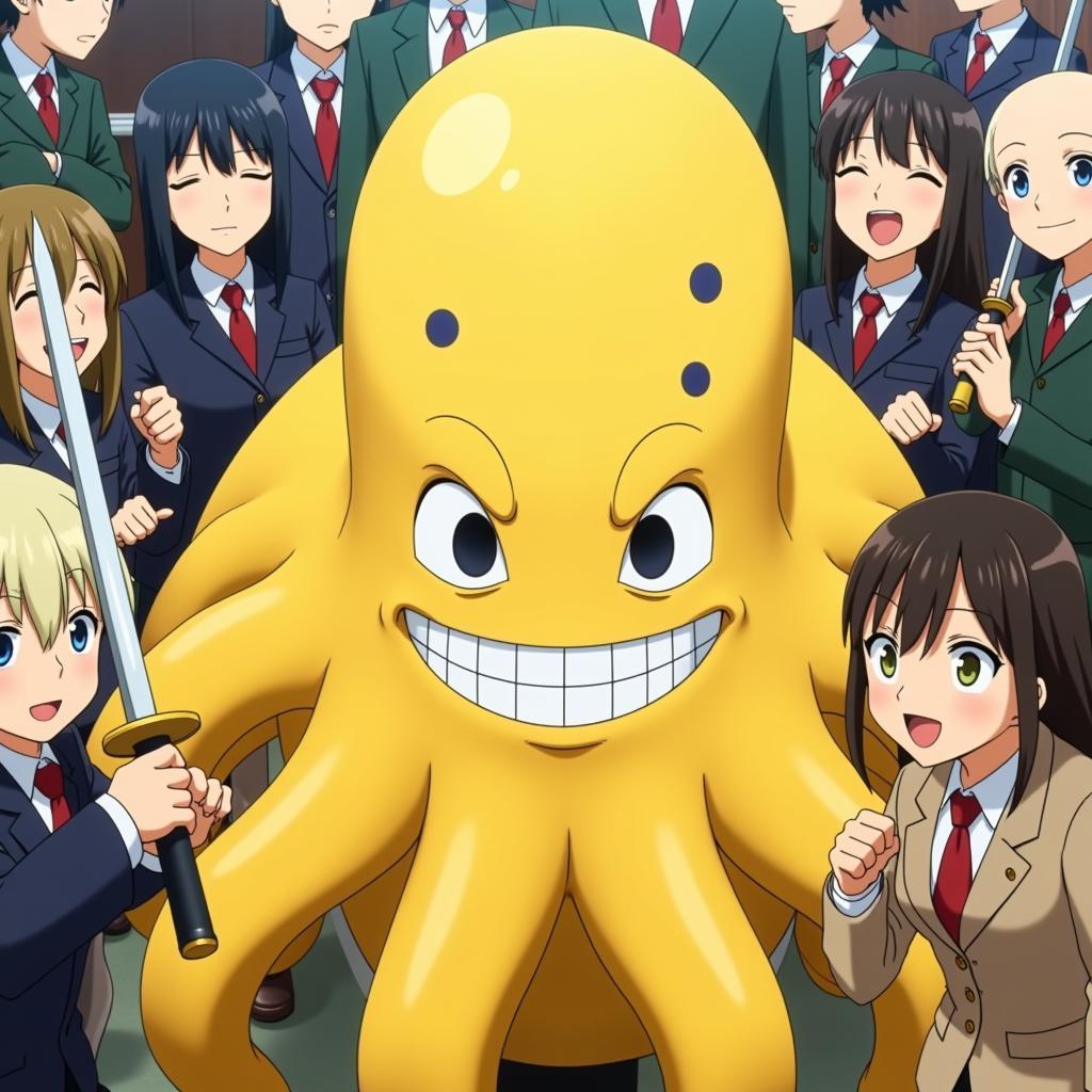 Koro-sensei trong Ansatsu Kyoushitsu SS2