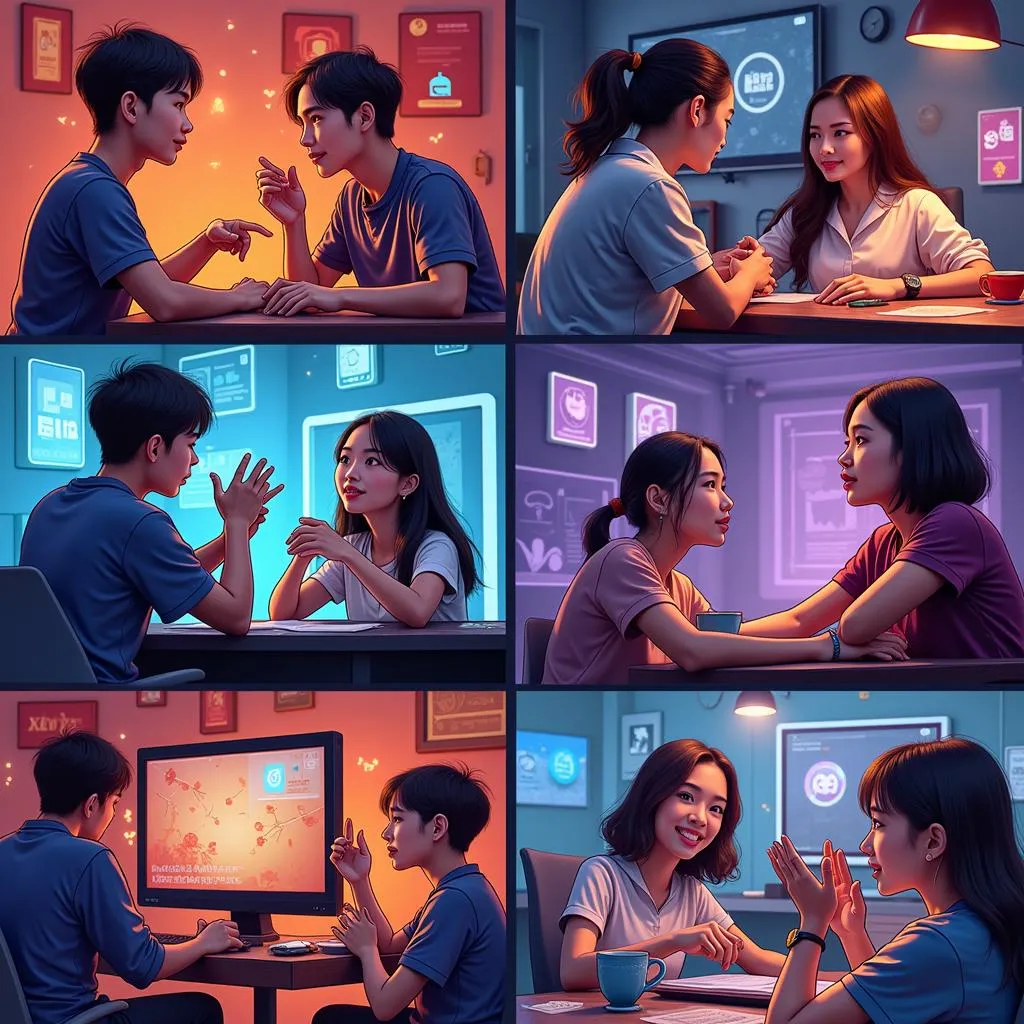 Cộng đồng game thủ Ao Giáp Vàng Zing Me sôi nổi