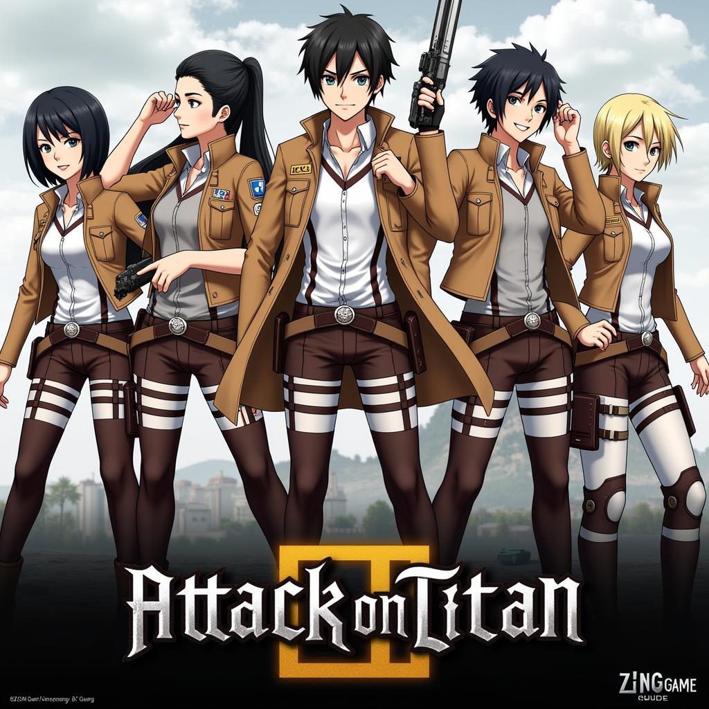 Attack on Titan 3 Zing Characters