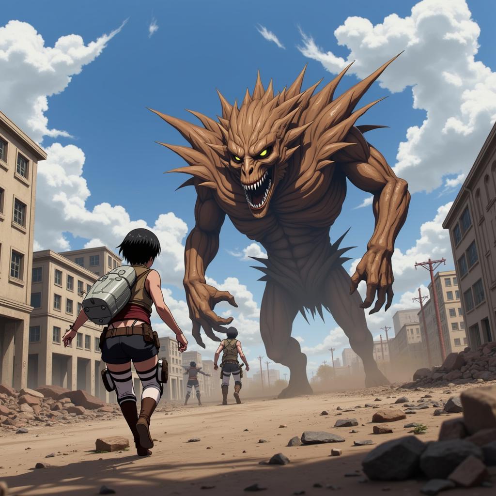 Cảnh Chiến Đấu Attack on Titan Season 3