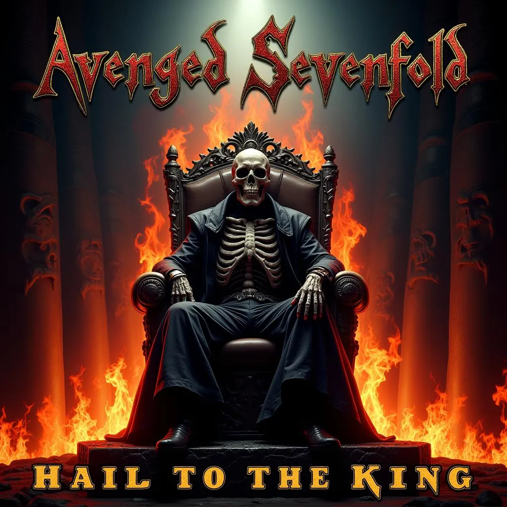 Avenged Sevenfold Hail to the King Album Cover