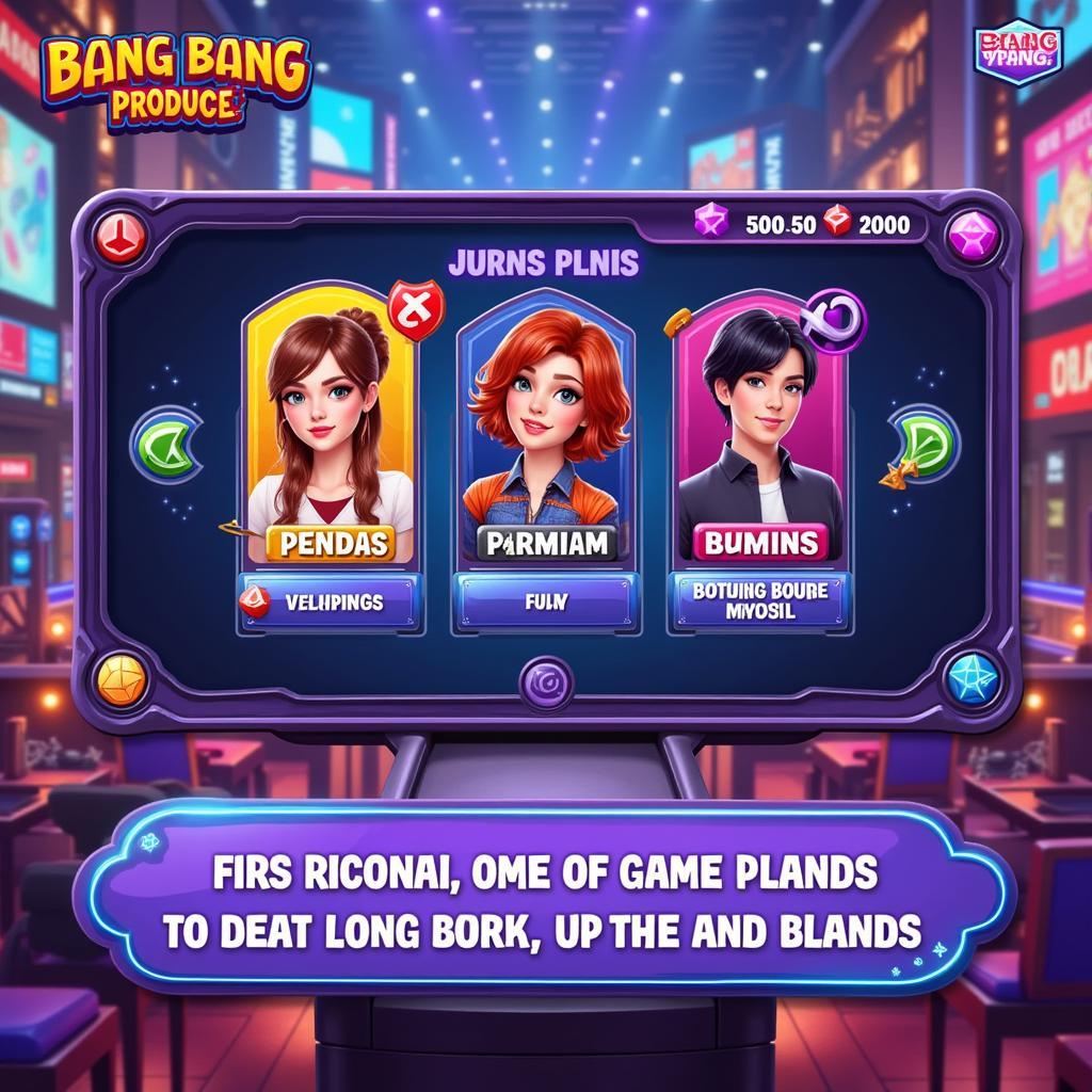 Giao diện game Bang Bang Produce 101 Zing Mp3