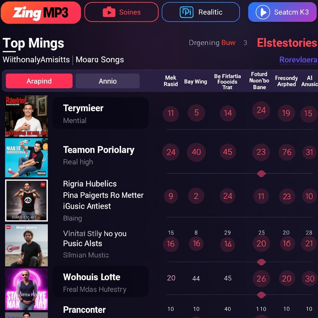 Zing MP3 Music Chart