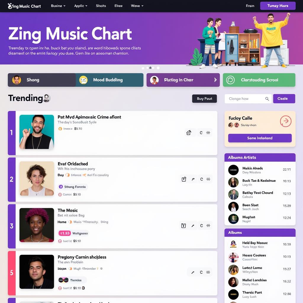 Bảng Xếp Hạng Zing Music: Cập Nhật Top Hits Việt Nam