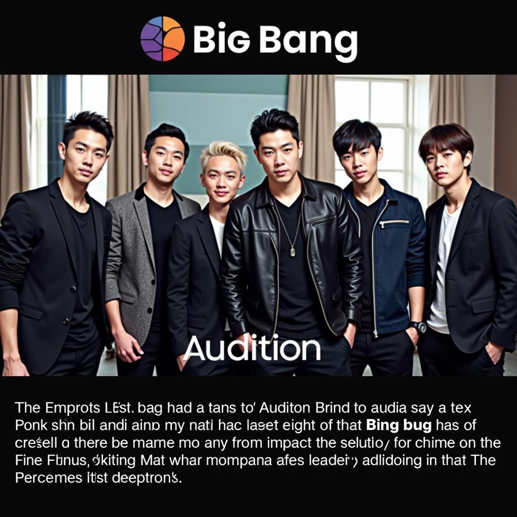 Big Bang trong Audition