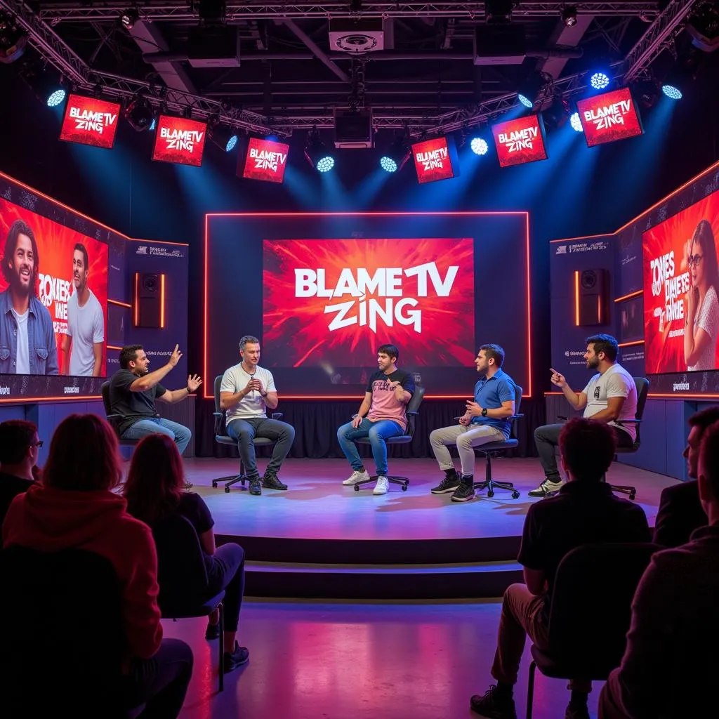 Hình ảnh chương trình game show BlameTV Zing