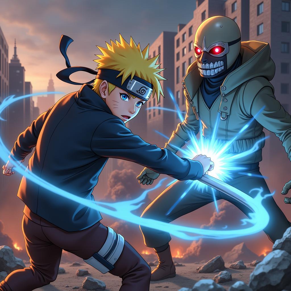 Boruto đối đầu kẻ thù