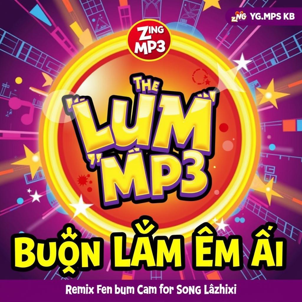 Hình ảnh quảng bá cho bài hát "Buồn Lắm Em Ơi" remix trên Zing MP3