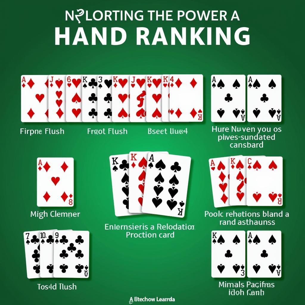 Các bộ bài mạnh trong poker