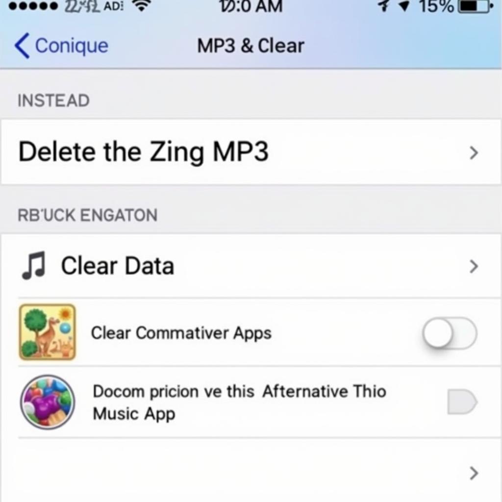 Các giải pháp khác thay vì xóa Zing MP3