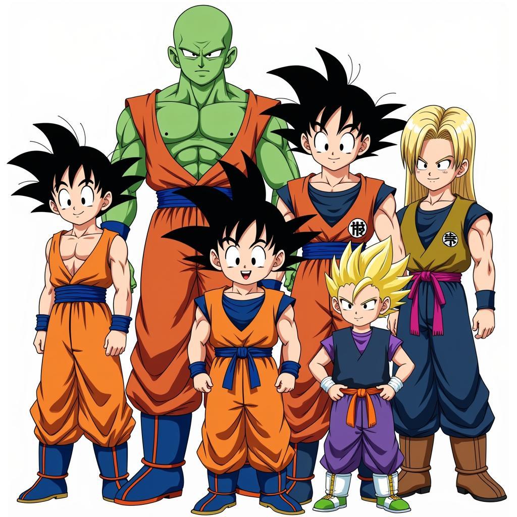 Các nhân vật trong Dragon Ball Z tập hợp đầy đủ