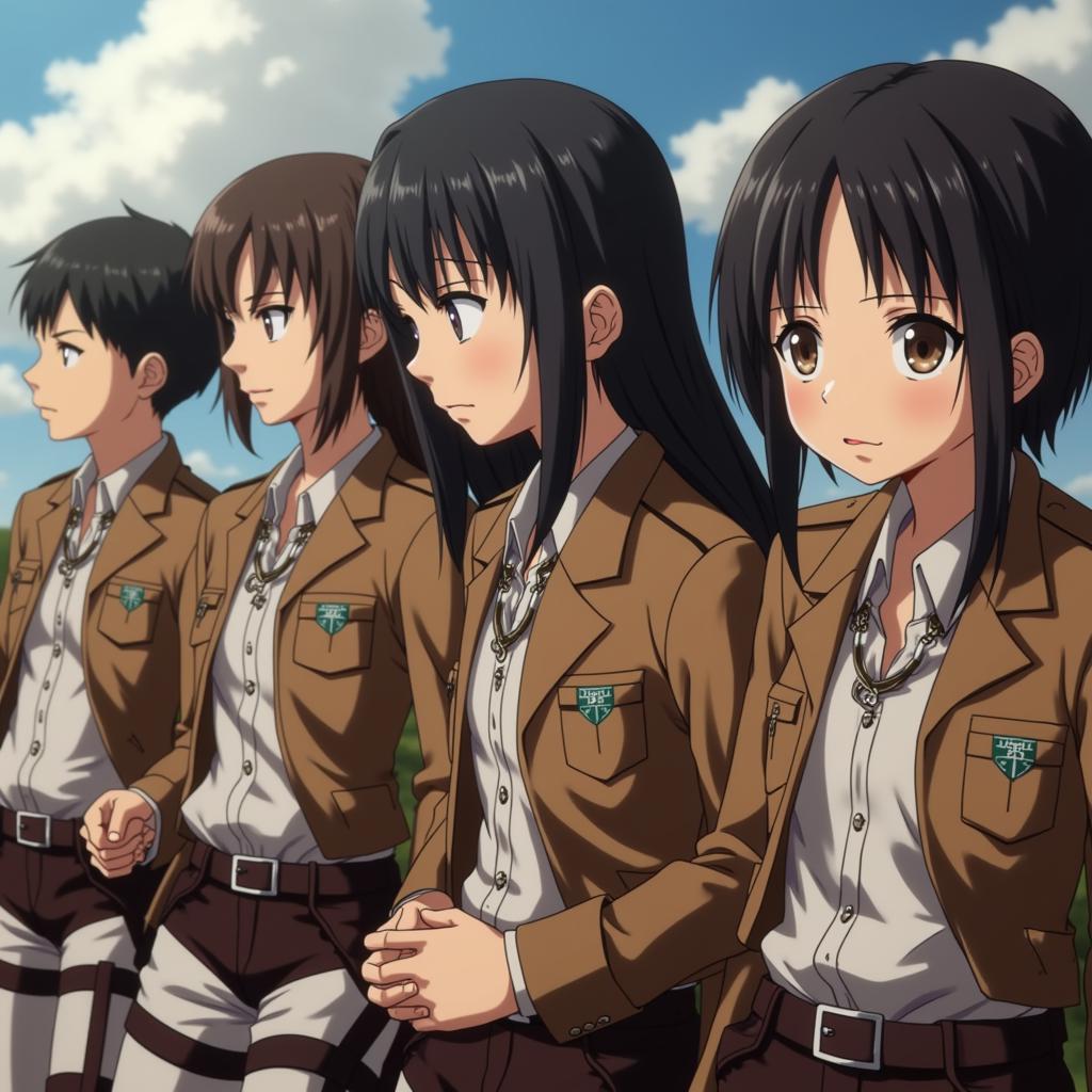 Characters in Attack on Titan Tap 20