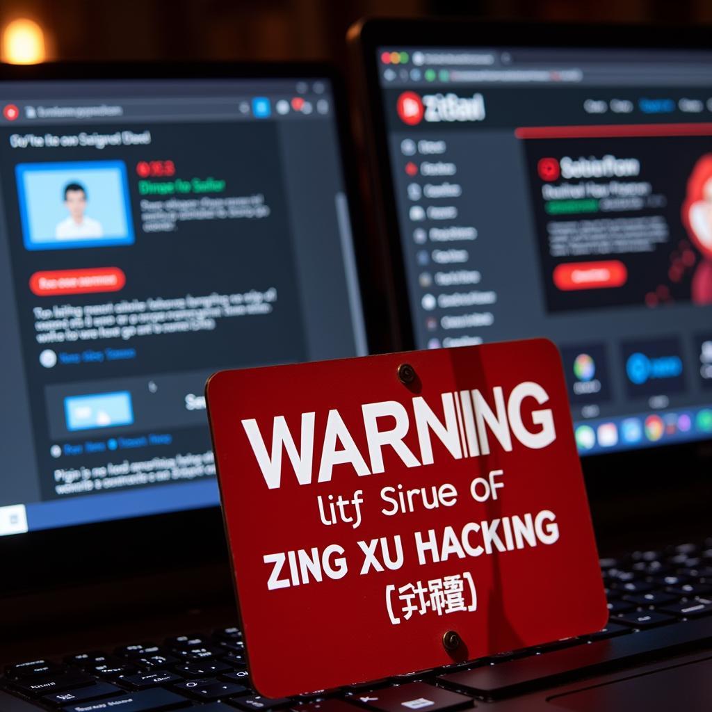 Cảnh báo lừa đảo hack Zing Xu