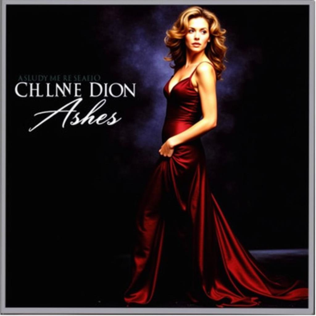 Hình ảnh bìa album Ashes của Celine Dion