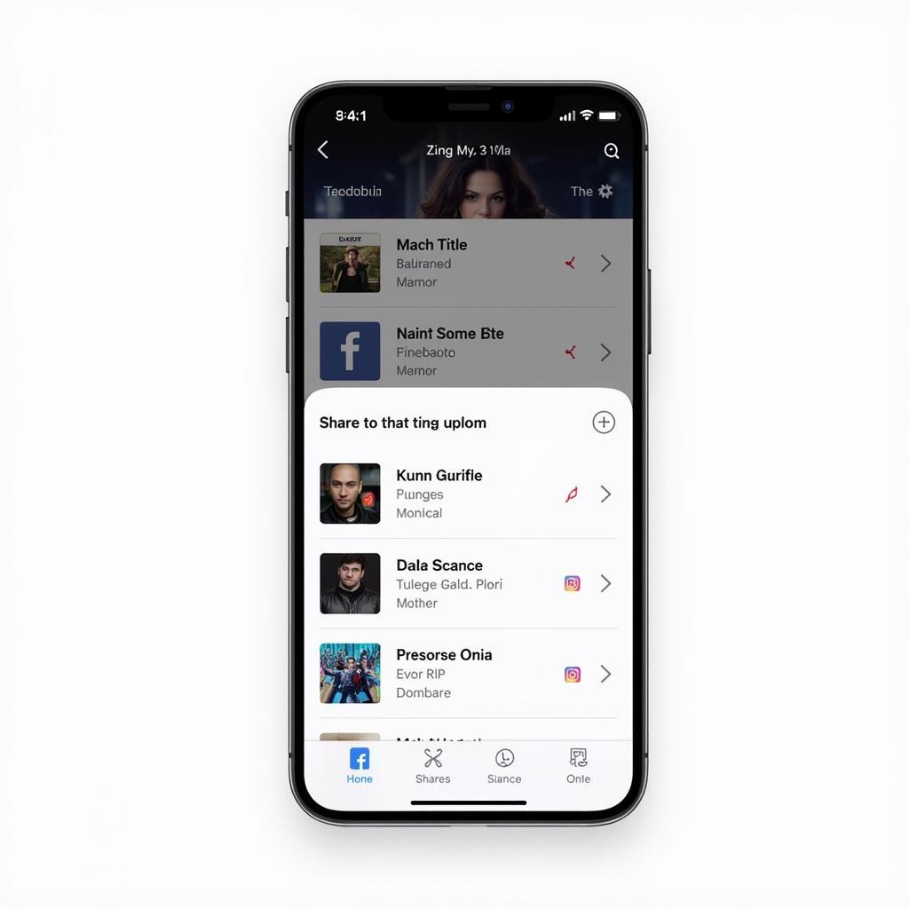 Chia sẻ nhạc Zing Mp3 lên story Facebook