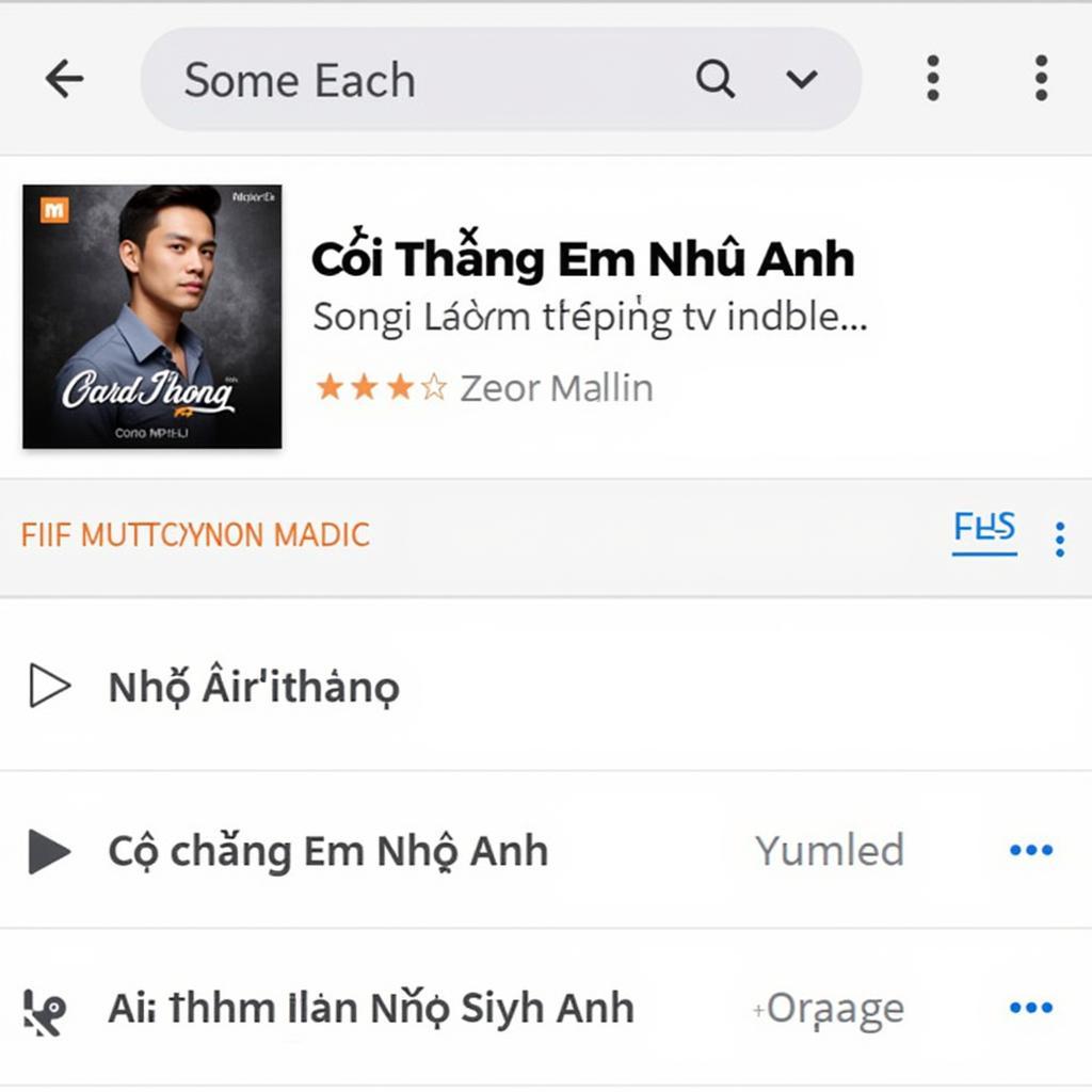 Giao diện Zing MP3