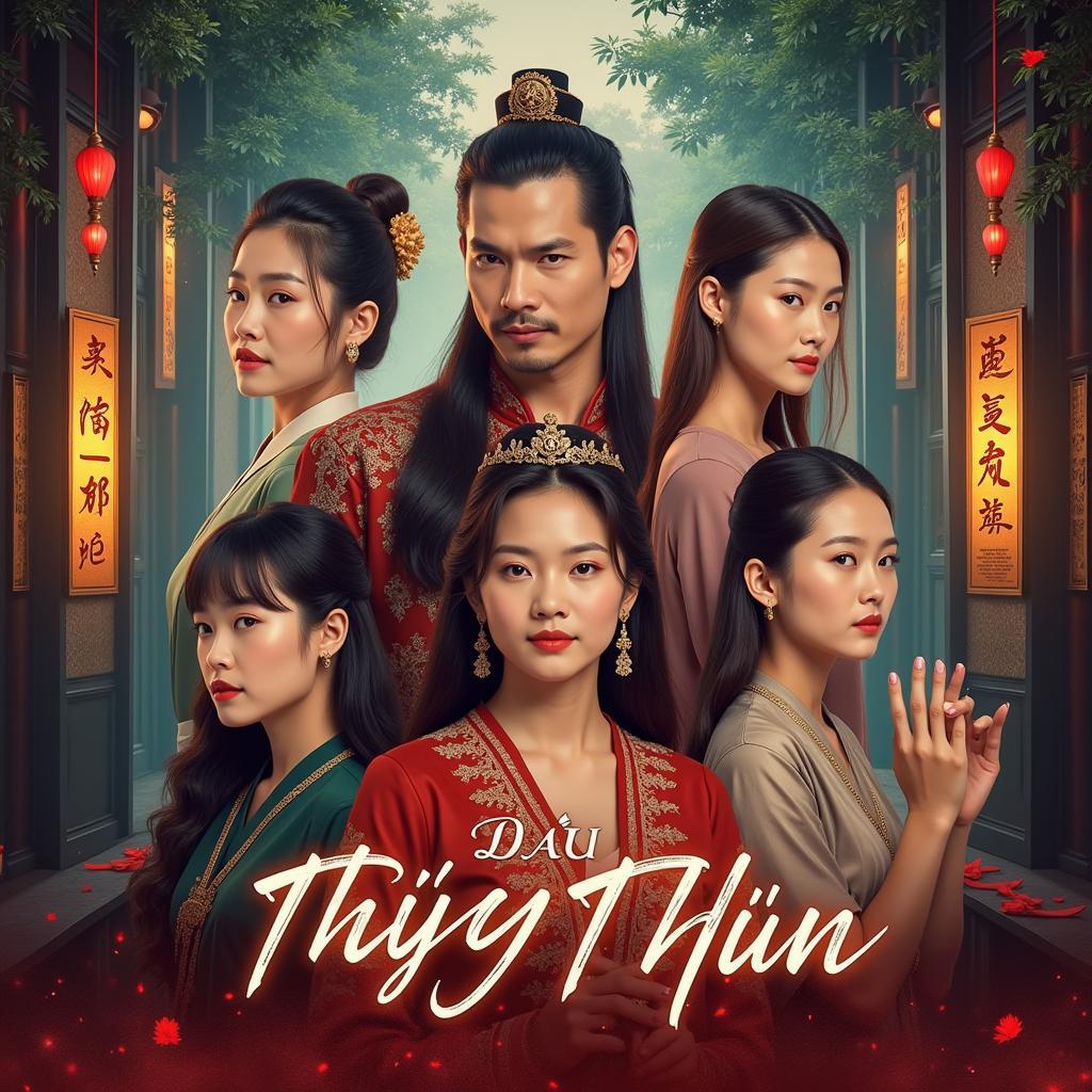 Official poster for Cô Dâu Thủy Thần on Zing TV