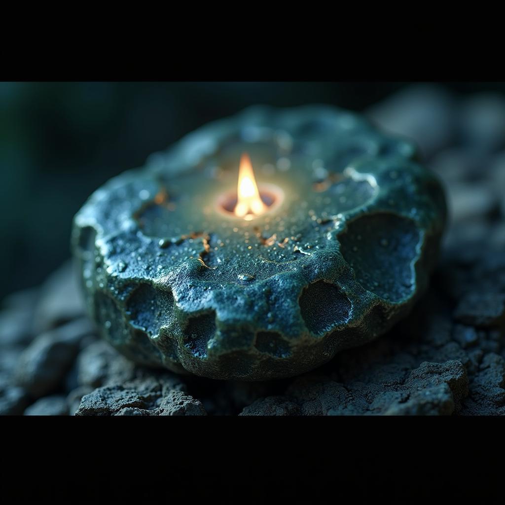 The mystical stone in Cô Dâu Thủy Thần