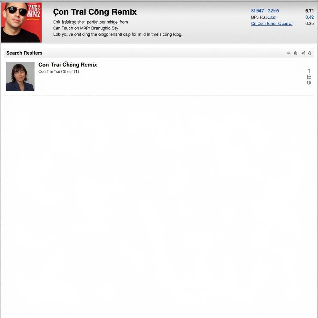 Hình ảnh con trai cưng remix trên Zing MP3