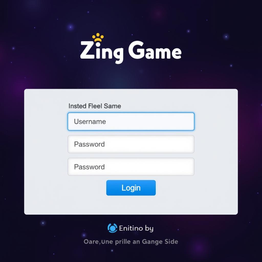 Đăng nhập tài khoản Zing Game