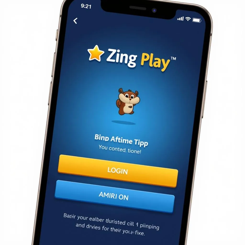 Đăng nhập Zing Play Cờ Tướng trên điện thoại