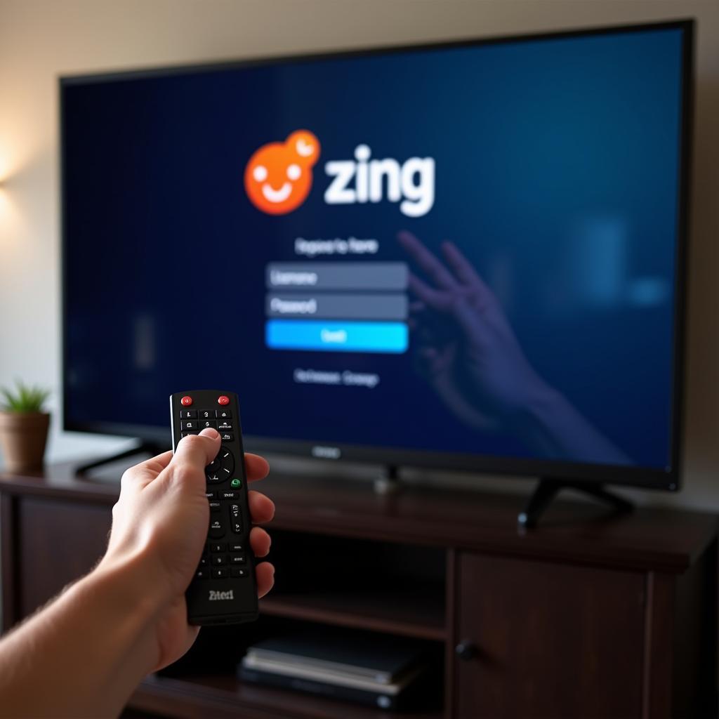 Đăng Nhập Zing TV Trên Smart TV