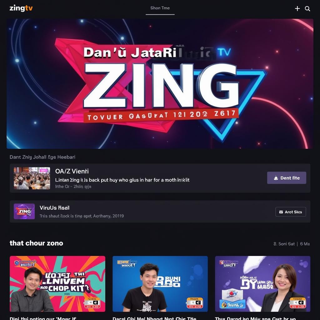 Xem Danh Chi Gai Zing TV trên ZingTV