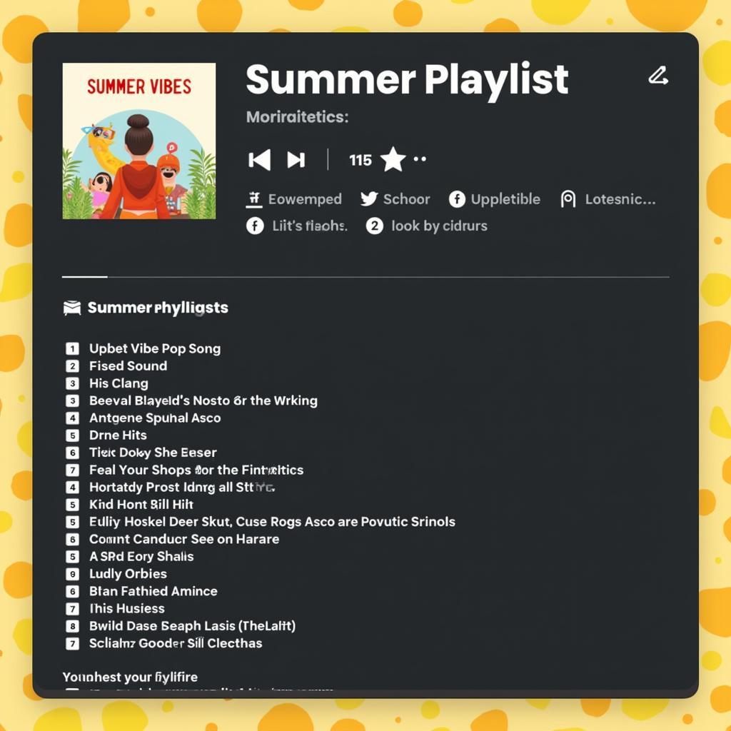 Summer playlist