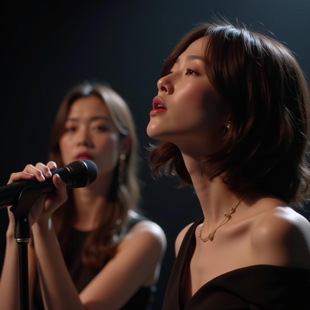 Bộ đôi Davichi thể hiện ca khúc "This Love"