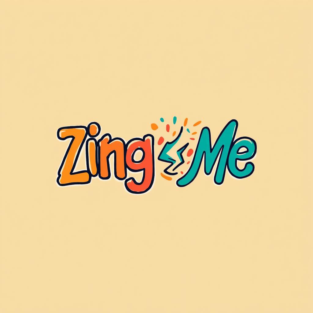 Zing Me logo with vibrant colors and playful typography