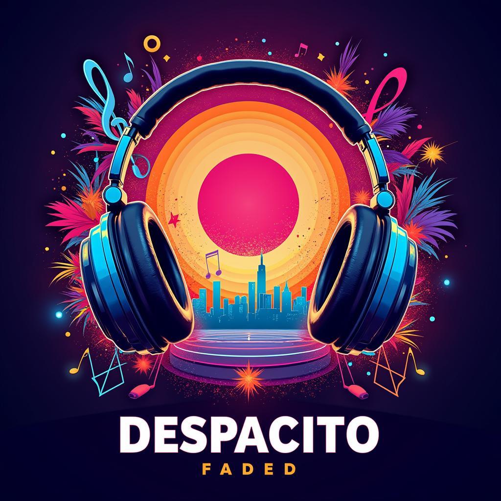 Despacito Faded Zing Mp3: Hình ảnh minh họa cho bản mashup Despacito và Faded