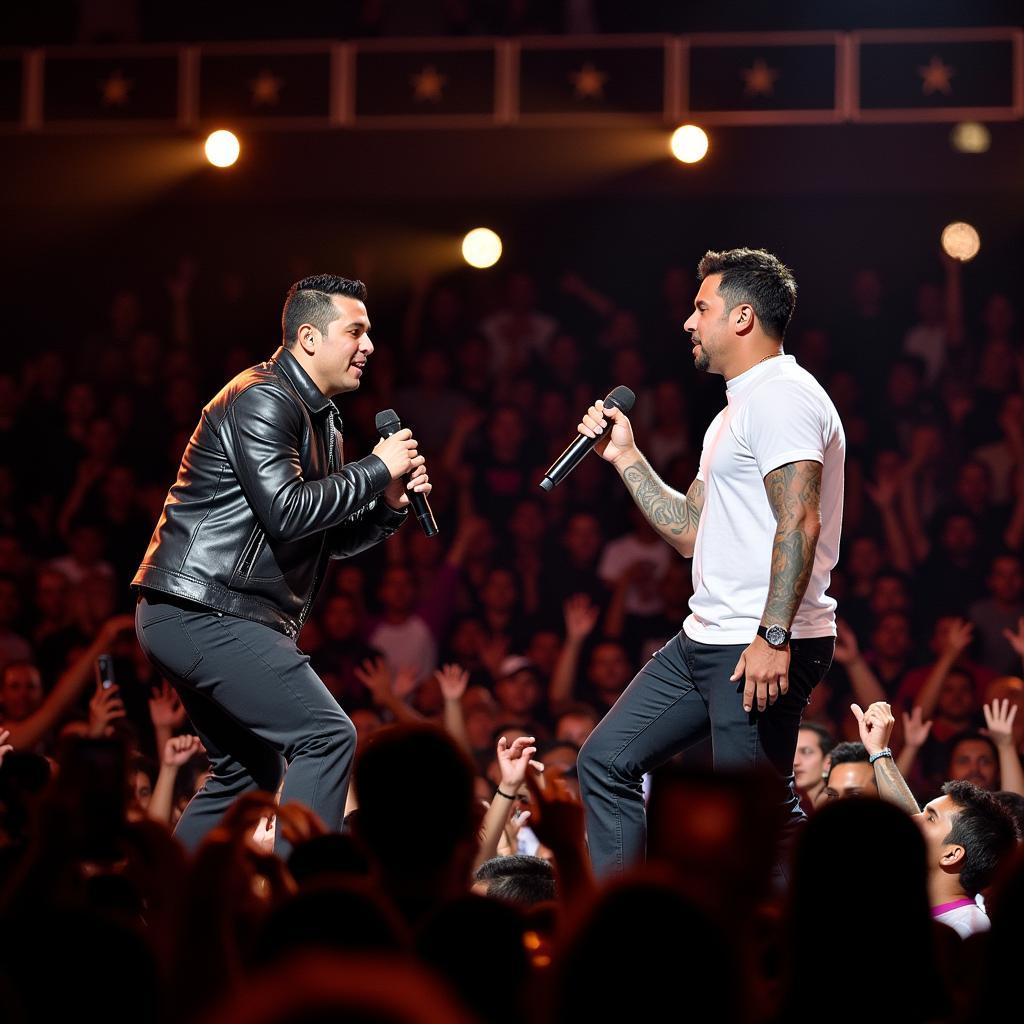 Luis Fonsi and Daddy Yankee performing Despacito