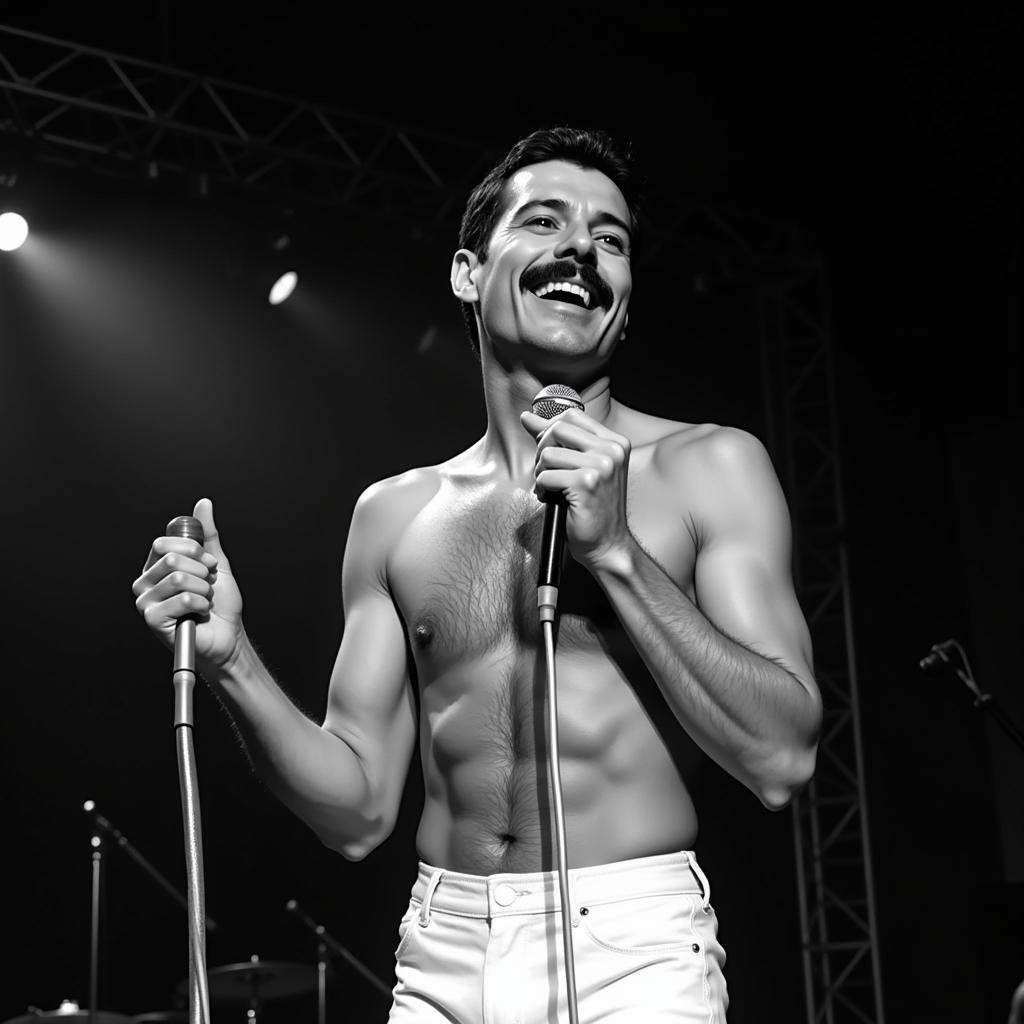 Freddie Mercury trình diễn "Dont Stop Me Now"