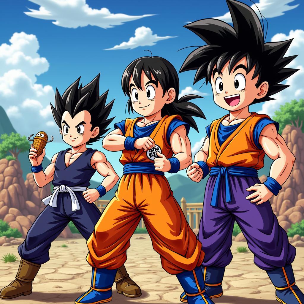 Giao diện game Dragon Ball Z Tap 222