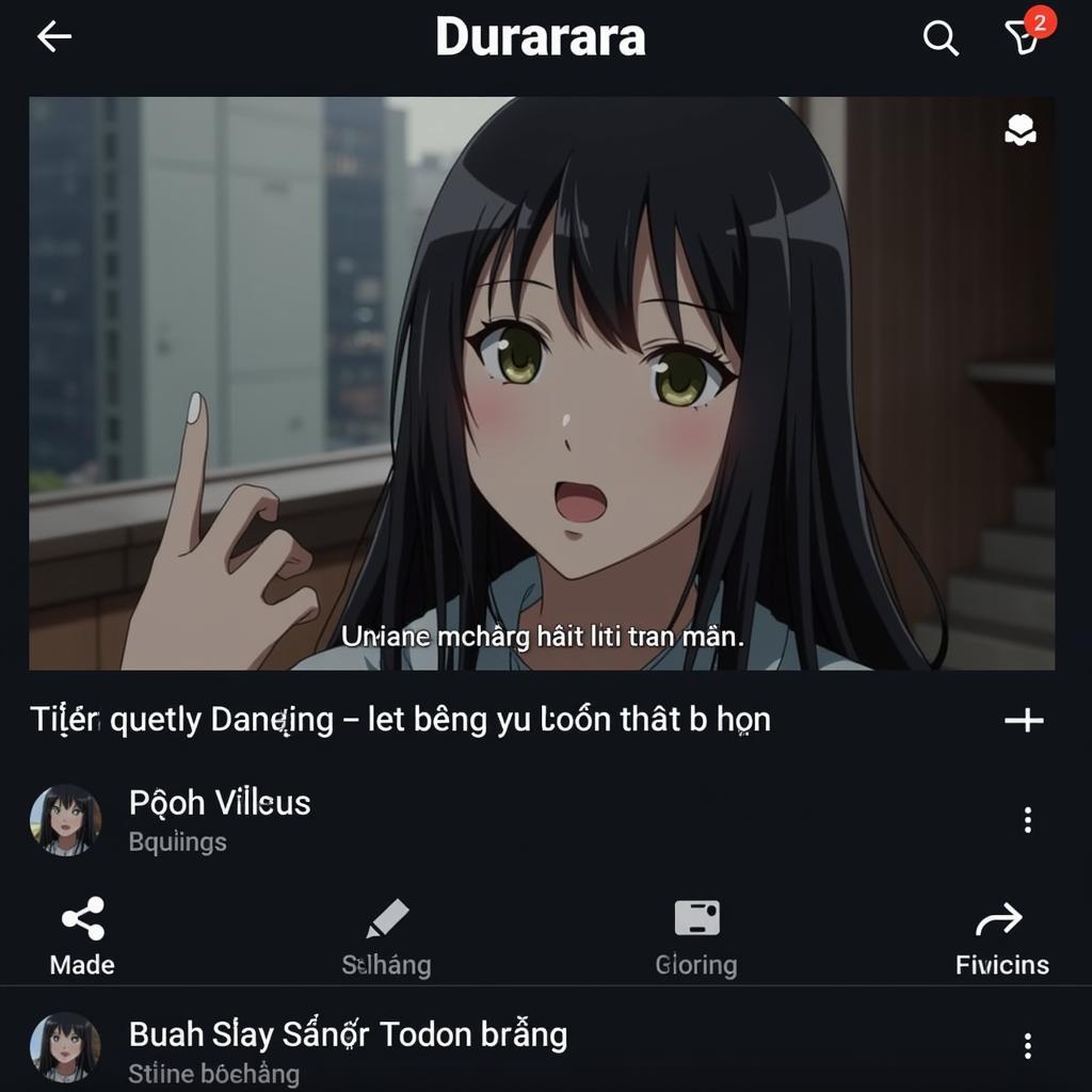 Durarara Trên Zing TV