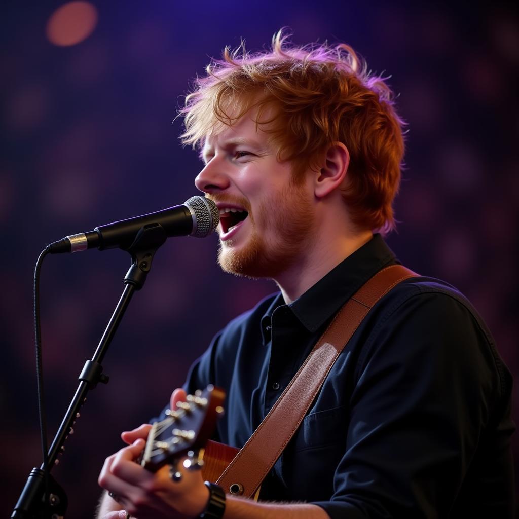 Ed Sheeran biểu diễn "Perfect" trên sân khấu