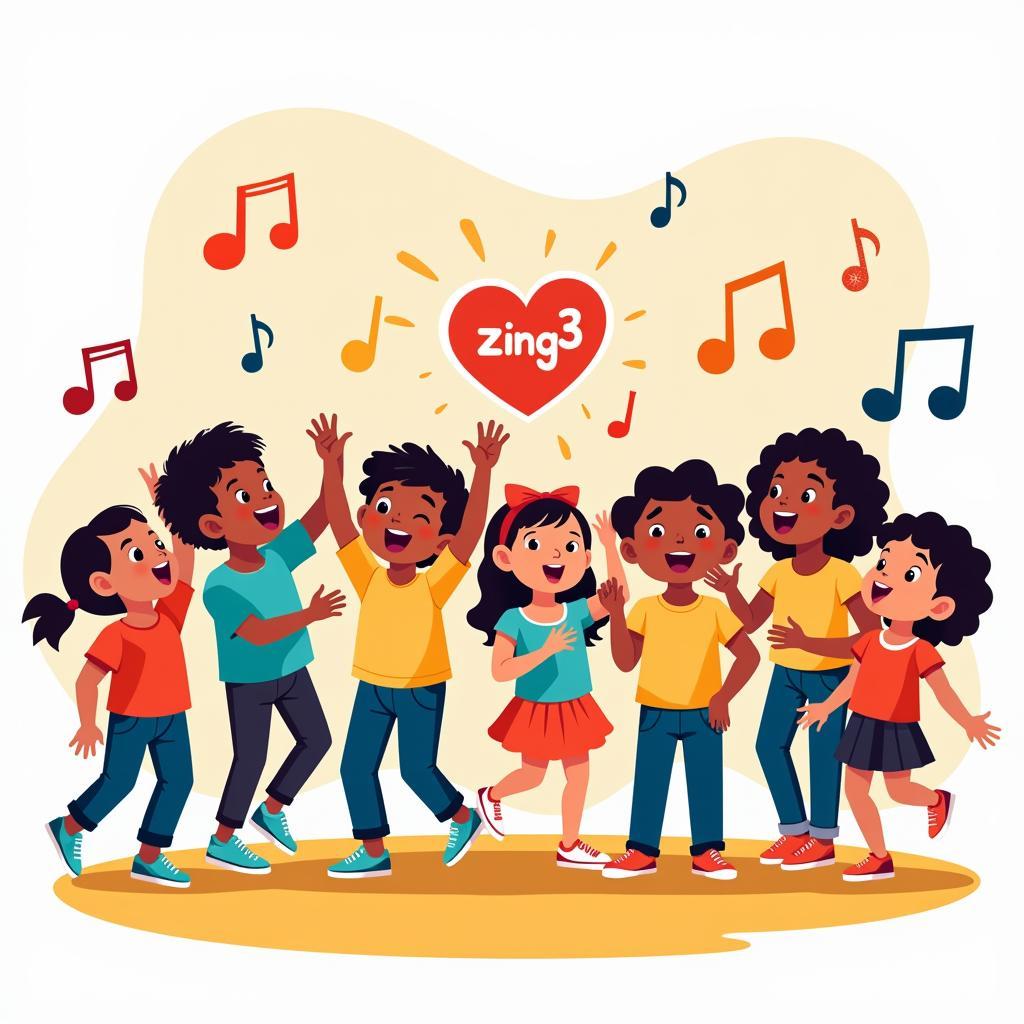 English children's songs on Zing MP3