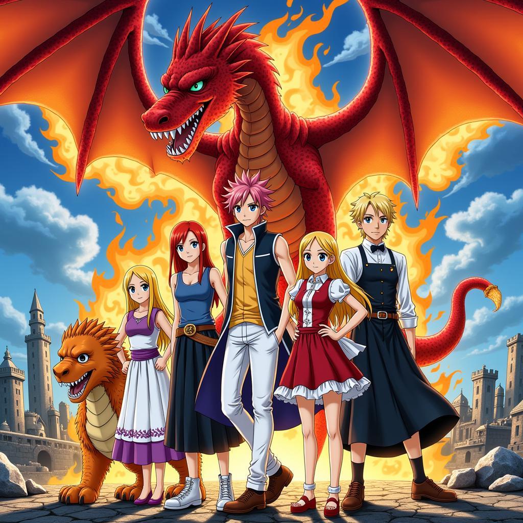 Poster phim Fairy Tail: Dragon Cry