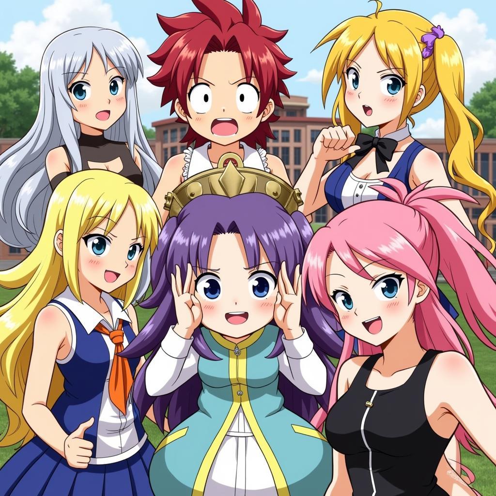 Các nhân vật chính trong Fairy Tail