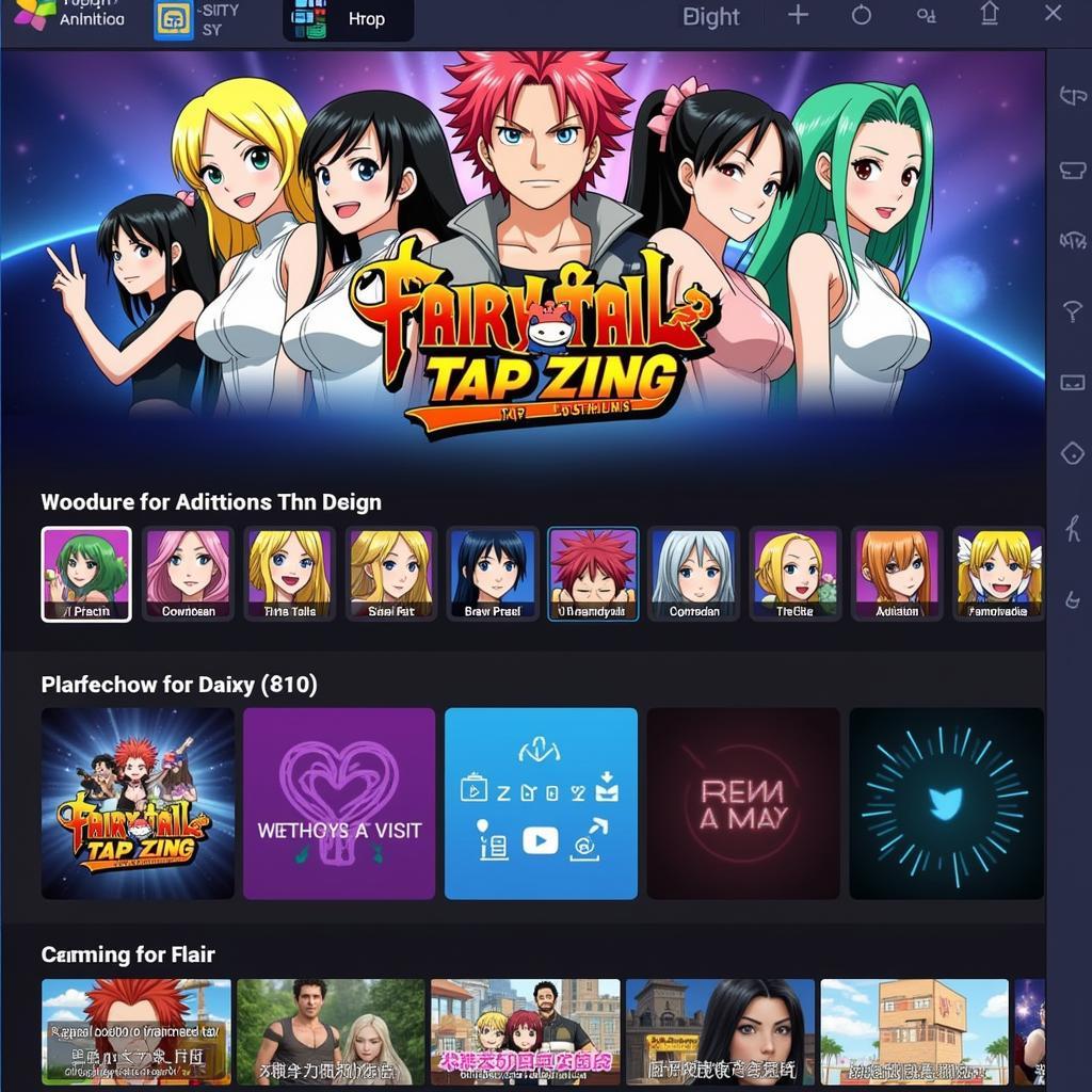 Giao diện chính Fairy Tail Tap 130 Zing TV