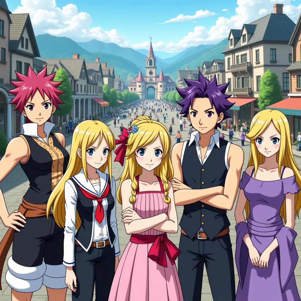 Game Fairy Tail Zing Me - Nhân vật