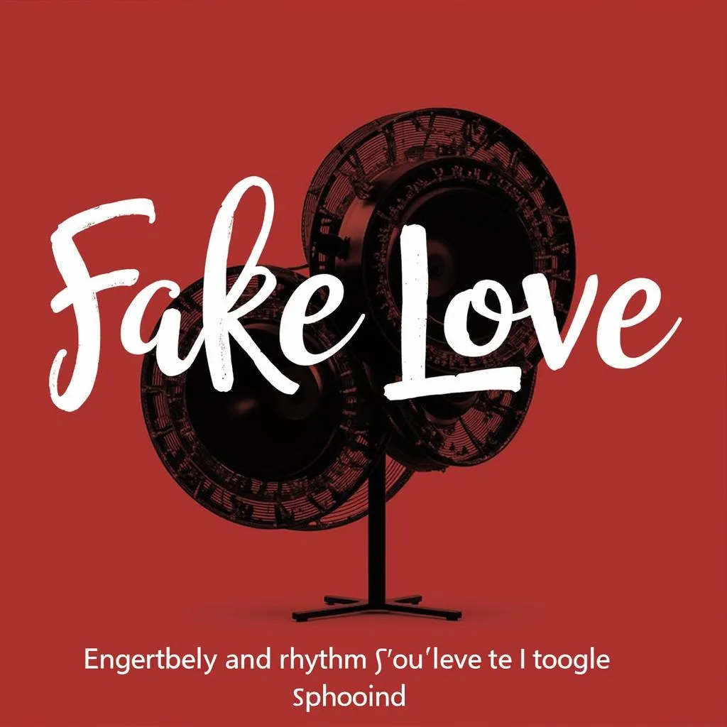 Giai điệu Fake Love Zing MP3 Lyrics