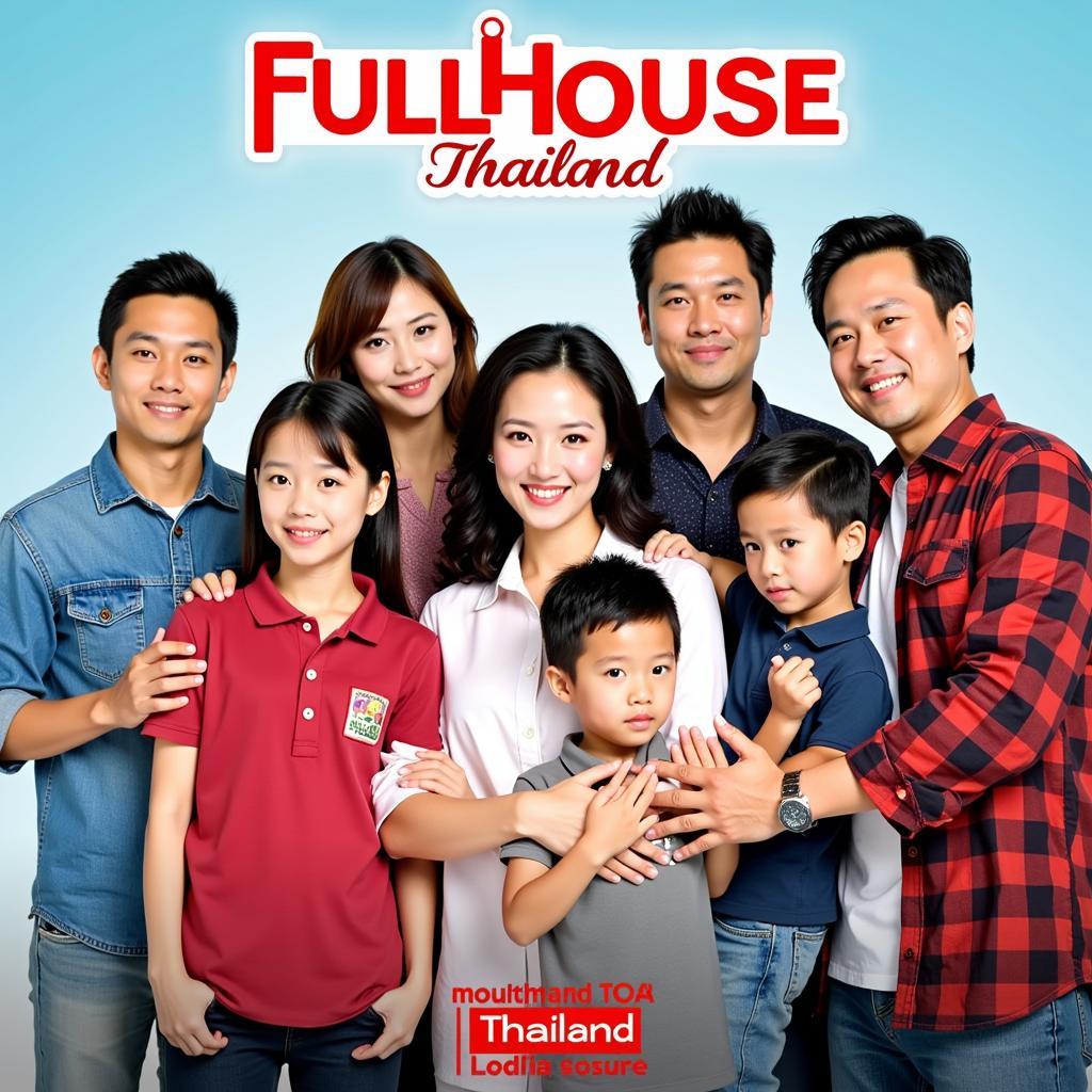 Poster chính thức của Full House Thái Lan Zing TV