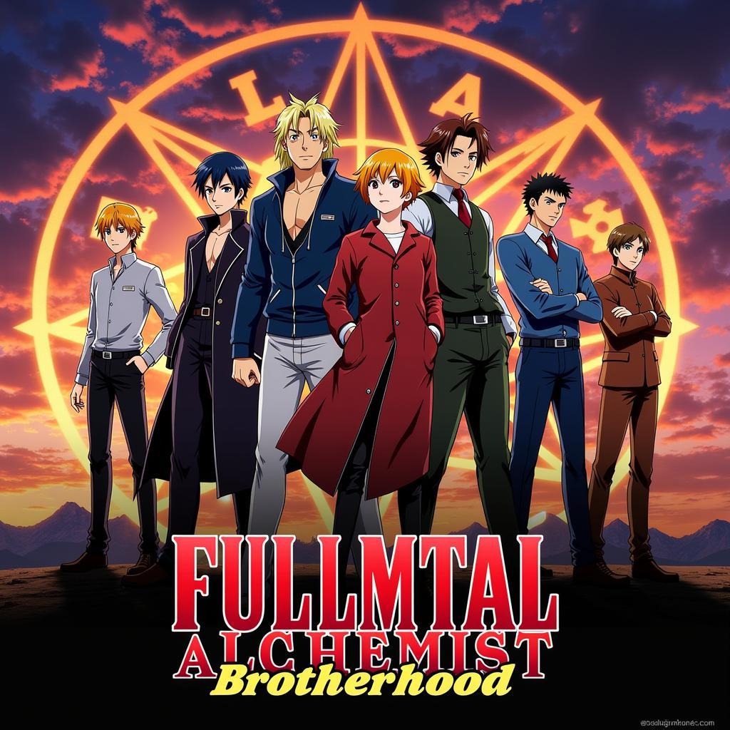 Poster phim Fullmetal Alchemist Brotherhood