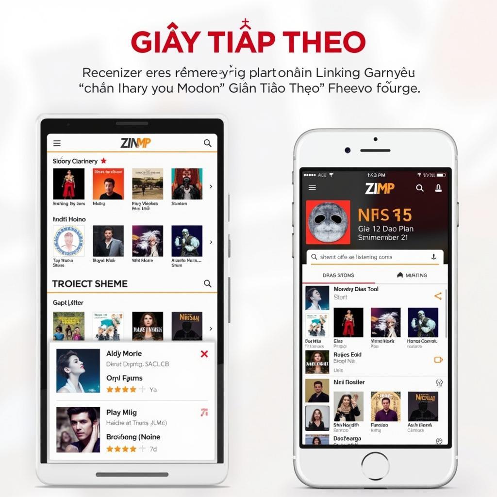 Giao diện Giây Tiếp Theo Zing MP3